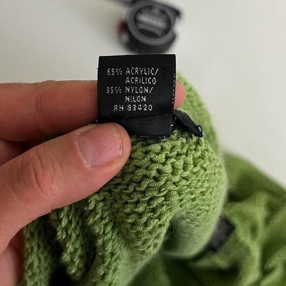 y2k green girly fairy granola tie front cardigan - Picture 8 of 8